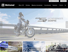 Tablet Screenshot of motomel.com.ar